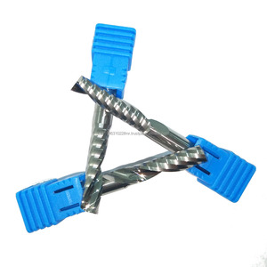 Fresa de carburo de alta precisión con acabado espejo, de un solo filo, sin recubrimiento, en espiral, para router CNC, para corte de acrílico - Product Image 1