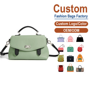 Sac bandoulière en cuir pleine fleur texturé litchi avec option de broderie de logo personnalisé, léger et durable, idéal pour l'automne et l'été - Product Image 1