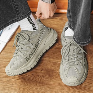 Chaussures de randonnée en mesh pour hommes, bout rond, respirantes, semelle extérieure en caoutchouc, semelle intermédiaire en EVA, baskets décontractées pour le sport en plein air - Product Image 3