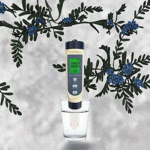 เครื่องวัดค่า <span class=keywords><strong>pH</strong></span> ดิจิตอลแบบพกพา0.01มีความแม่นยำสูงพร้อมหน้าจอ LCD สำหรับห้องปฏิบัติการทดสอบน้ำและเพาะเลี้ยงสัตว์น้ำ - Product Image 6