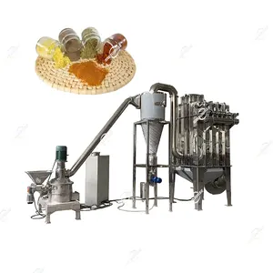 ACM Air Classifier Hemp Cotton Moringa Seed Cake Meal Powder Grinder Pulverizer Machine