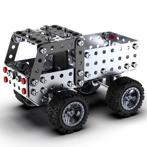 Juguete de Construcción para Niños y Adultos, Modelo 3D de Excavadora, Camión Metálico, Grúa, Bulldozer, Pala, Montacargas - Product Image 2