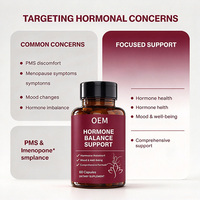 Soutien à l'équilibre hormonal 60 capsules Complément alimentaire Formule personnalisée Marque privée pour femmes