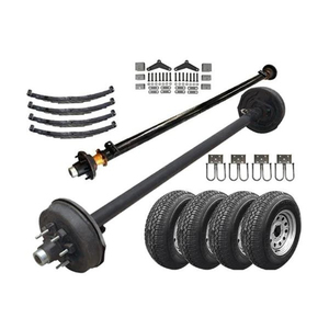 Kit d'essieu <span class=keywords><strong>de</strong></span> <span class=keywords><strong>remorque</strong></span> utilitaire avec suspension à ressorts à lames et ensemble moyeu-<span class=keywords><strong>roue</strong></span>, pièces <span class=keywords><strong>de</strong></span> rechange <span class=keywords><strong>pour</strong></span> <span class=keywords><strong>remorque</strong></span> - Product Image 3