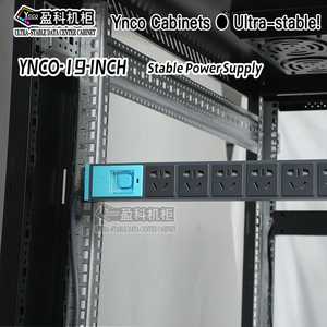 Ynco tùy chỉnh 42U Mạng Tủ 19-inch thép với màu sắc thay đổi dải ánh sáng cho trung tâm dữ liệu máy chủ Rack 6U Cổ Phiếu có sẵn - Product Image 5