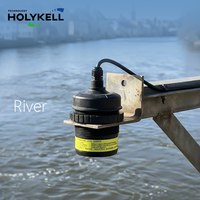 Sensor de Nivel de Agua Ultrasónico sin Contacto Holykell para Estaciones de Bombeo y Tratamiento de Aguas Residuales Municipales