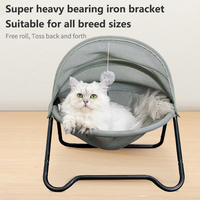 Trampoline à structure stable amovible et confortable, respirant, étanche à l'humidité, OEM Vente en gros de hamac pour chat lit pour animaux de compagnie personnalisé