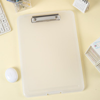 Bview Art Office Accessories A4 Clip de enfermería Archivo Caja de archivo de plástico Portapapeles con caja de archivo de almacenamiento Organizador Carpeta de plástico