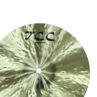 Cymbales à main professionnelles Tongxiang TCC B25 B20 en bronze 8''10''12'' Splash pour batterie