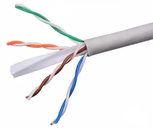 CAT6E CAT6 UTP 23AWG 4 pairs 8 cores pure copper indoor outdoor wholesale price high quality network cable from Vietnam