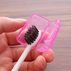 Travel Toothbrush Cover Plastic Case For Outdoor Use Disposable Toothbrush Sleeve With Bristle Protection - Product Image 1