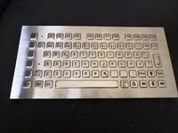 Clavier mécanique industriel en métal IP65 à 79 touches, contrôleur de kiosque monté, interface USB