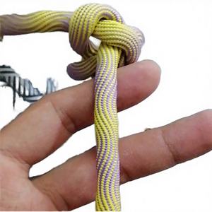 Wholesale 8mm <b>Red</b> Wide Customized Color 100% Polyester Coated Eco-Friendly Garment Use Braided Wax Rope DrawCord Hoodie Rope - Product Image 3