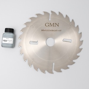Lame ronde non tissée de coupe personnalisée professionnelle coupant la lame de scie TCT multi-déchirante de 305mm pour la coupe du bois - Product Image 2