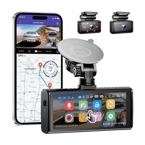 AZDOME M560-3CH 4K Dash Cam 4" Touchscreen eingebauter 128GB eMMC-Speicher mit WLAN und GPS Parkmodus 4K DashCam Fahrgerät