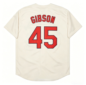 Maglie da Baseball Vintage da Uomo con Cuciture Stile Retrò 1 Ozzie Smith 2 Red Schoendienst 45 Bob Gibson 9 Roger Maris S-3XL - Product Image 6