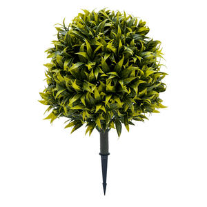 Boule de buis artificielle, modèle de simulation de plante, cèdre, buis, bonsaï, plante réelle, bonsaï naturel, plantes artificielles - Product Image 4