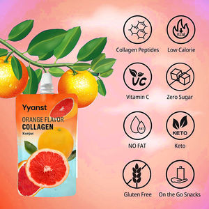 คอลลาเจนเปปไทด์เยลลี่คุณภาพสูง แบรนด์ส่วนตัว ผสมวิตามินซี วีแกน คอนเจ็ค ไม่มีน้ำตาล - Product Image 2