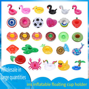 Support de Gobelet Gonflable en PVC en Gros, Porte-Boissons Flottant Licorne Ananas Cygne, Accessoires de Piscine, Cadeaux d'Été - Product Image 2