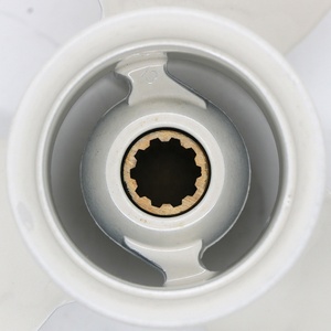 Cánh Quạt Phía Ngoài Thuyền Biển 9 7/8X13 Cho Yamaha 20-30HP <span class=keywords><strong>664</strong></span>-<span class=keywords><strong>45949</strong></span>-<span class=keywords><strong>02</strong></span>-<span class=keywords><strong>EL</strong></span> 3 Lưỡi Hợp Kim Nhôm Màu Trắng 10 Răng Spline - Product Image 2