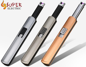 Encendedor Electrónico USB Recargable, Encendedor de Cigarrillos a Prueba de Viento, 280mAh, Encendedor para Barbacoa con Indicador de Batería e Interruptor de Seguridad - Product Image 1