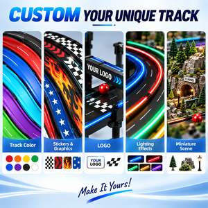 Nouvelle Arrivée Piste de Course Électrique à Thème Personnalisé avec Ascenseur Motorisé pour Jeux Compétitifs de Course de Billes - Product Image 4