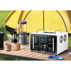 แบตเตอรี่ลิเธียมเทอร์นารี 1600W แผงโซลาร์เซลล์ MPPT  สถานีไฟฟ้าพกพาแบบใช้ไฟ AC คลื่นไซน์บริสุทธิ์ พอร์ต Anderson ช่องเสียบที่จุดบุหรี่ สำหรับใช้ในบ้าน - Product Image 3