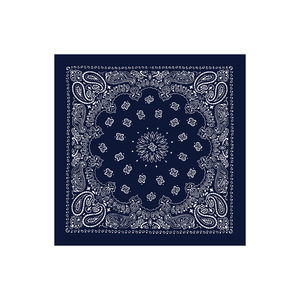 Euro-américain rétro 25g pur coton Double Cistus polyvalent extérieur écharpe Paisley amibe carré personnalisé Bandanas - Product Image 3