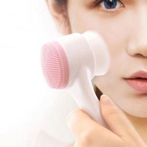 Hot Selling Household Cleaning & Bathroom Tools | Silicone <b>Face</b> <b>Scrubber</b>, Long Handle Facial Cleansing Brush - Product Image 5