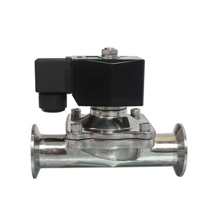 วาล์วโซลินอยด์ไฟฟ้าสแตนเลสเกรดอาหาร COVNA แบบ Tri-Clamp 240 โวลต์ รับประกัน 90 วัน - Product Image 1