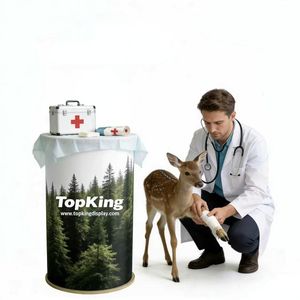 Mostrador de Promoción de Eventos con 360 °   Visibilidad y Configuración sin Herramientas para Campañas de Marketing - Product Image 1