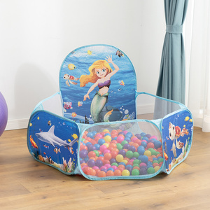 <span class=keywords><strong>Tente</strong></span> de jeu pliable rose pour piscine à balles, parc de jeu portable sécurisé pour bébé, aire de jeux pour enfants pour usage intérieur et extérieur - Product Image 6