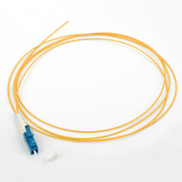 10pcs Per Bag 0.9mm 2.0mm 9/125 Sm Simplex Lc Upc/pc 1meter Tight Buffer Fiber Optic Pigtail Optical Fiber Patch Cored