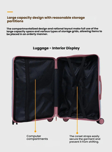 Nuevo Juego <span class=keywords><strong>de</strong></span> Maletas Mini Ligero <span class=keywords><strong>de</strong></span> 5 Piezas, Maletas <span class=keywords><strong>de</strong></span> Varios Tamaños, Estuche <span class=keywords><strong>de</strong></span> Maquillaje, Estuche con Contraseña, Silencioso 360 °   Ruedas, Juego <span class=keywords><strong>de</strong></span> Viaje Expandible - Product Image 4