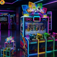 Machine de jeu de tir à monnayeur pour 4 joueurs, type arcade de tir de balles en intérieur, pour centre commercial