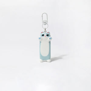 Porte-clés <span class=keywords><strong>photo</strong></span> numérique chat dessin animé PVC écologique pour voiture et sac à dos - Product Image 6