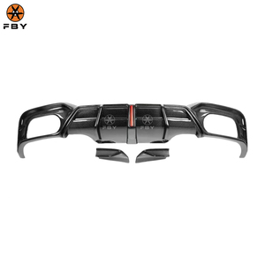 NUOVO Diffusore Posteriore in Fibra di Carbonio Stile AE con Luce LED per Audi <span class=keywords><strong>A5</strong></span> S5 B9.5 <span class=keywords><strong>Sportback</strong></span>/Coupé - Product Image 2