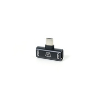 Adaptador Divisor de Audio y Carga Tipo C 2 en 1, Convertidor de Función Dual para Auriculares y Carga para Teléfonos