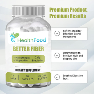 Small MOQ Dietary <b>Supplement</b> for Adults Herbal Formula Better Fiber Capsules Support Digestive Health with Aloe Ferox Powder - Product Image 4