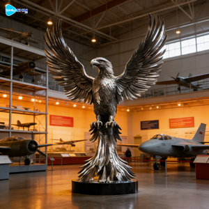 Moderne Maßgefertigte Geschweißte Edelstahl-Eulenskulptur Handgemachtes Kunstobjekt mit Galvanisierung - Product Image 3