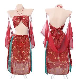 फेइमू महिलाओं की सेक्सी प्राचीन शैली hanfu qixi बेल्लिबैंड पतली चींगसम प्रलोभन वर्दी प्लस आकार सेक्स अंडरवियर - Product Image 6