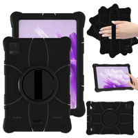 Nouvelle coque de tablette en silicone pour tablettes de 9,7 à 10,9 pouces avec protection rotative, antichoc et anti-chute, design simple et sobre