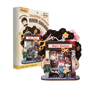 CuteBee Vente en Gros Kit Maison Miniature DIY Série Mini-Magasin Miniatures Puzzles Maison de Poupées Miniatures Jouets Puzzle en Bois 3D - Product Image 4