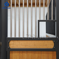 JHorse Factory Direct - Écurie de chevaux de style européen, box de luxe en métal avec fente pour l'alimentation