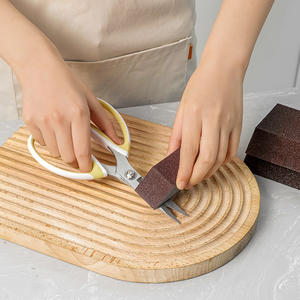 Éponge magique en oxyde d'aluminium pour le nettoyage, le décapage de la rouille, le nettoyage des casseroles, éponge diamantée pour le nettoyage de la cuisine - Product Image 5