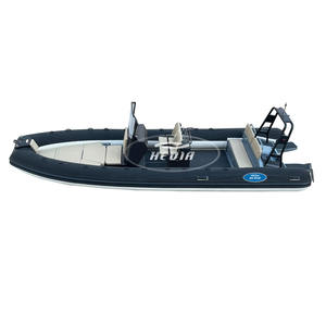 Ce 23ft 7m Patrol Pvc Hypalon Casco semirrígido Barco inflable de aluminio <span class=keywords><strong>con</strong></span> <span class=keywords><strong>motor</strong></span> de 200hp para pescar - Product Image 2