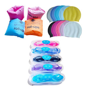 Anillos <span class=keywords><strong>de</strong></span> natación Kaixiang, gorros <span class=keywords><strong>de</strong></span> silicona, gafas, protectores <span class=keywords><strong>para</strong></span> los oídos <span class=keywords><strong>para</strong></span> niños, equipo <span class=keywords><strong>para</strong></span> <span class=keywords><strong>piscina</strong></span>, material <span class=keywords><strong>de</strong></span> PVC <span class=keywords><strong>de</strong></span> color sólido - Product Image 1
