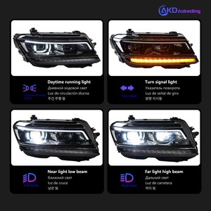 2017 <span class=keywords><strong>Volkswagen</strong></span> pour Tiguan accessoires forme de voiture phare LED DRL Angel Eye double faisceau au xénon 12V 6000K température de couleur nouveau - Product Image 2