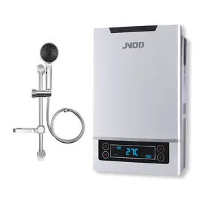 JNOD बिजली के गर्म बौछार वॉटर हीटर दीवार घुड़सवार डिजिटल प्रदर्शन तत्काल विद्युत वॉटर हीटर