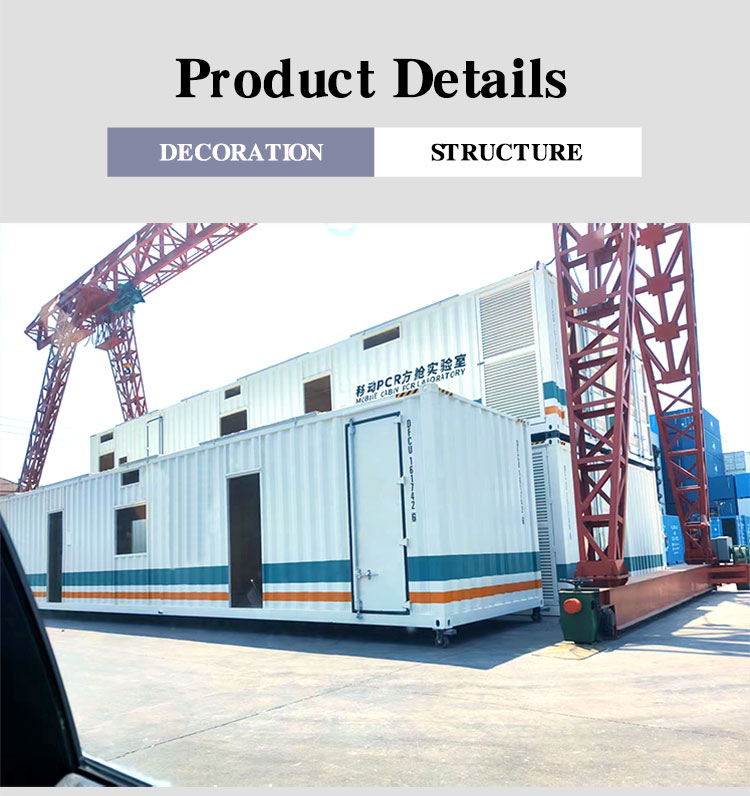 product-750-796 Fast install Steel Structure Fully welded Prefabricated Two layer Luxury villa Prefab Container house